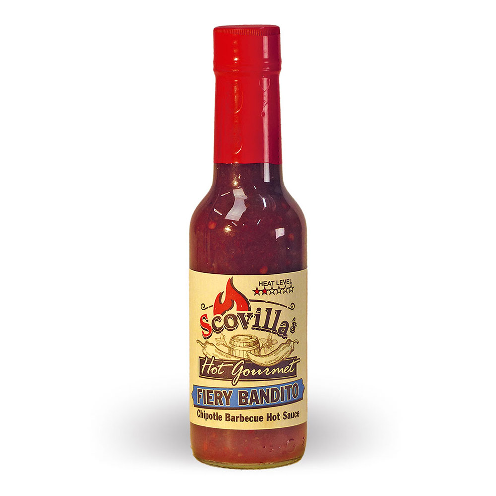 Hot Gourmet FIERY BANDITO Chipotle Barbecue Hot Sauce