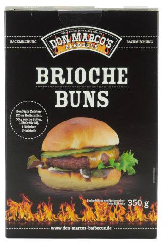 Brioche Burger Buns 380g